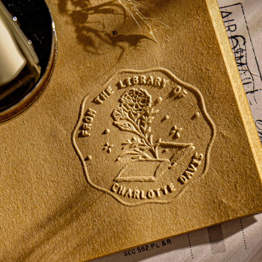 personalized book embossing